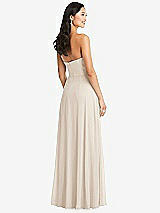 Rear View Thumbnail - Oat Bella Bridesmaids Dress BB132