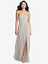 Front View Thumbnail - Oyster Bella Bridesmaids Dress BB132