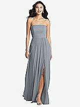 Front View Thumbnail - Platinum Bella Bridesmaids Dress BB132