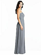 Side View Thumbnail - Platinum Bella Bridesmaids Dress BB132