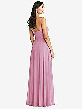 Rear View Thumbnail - Powder Pink Bella Bridesmaids Dress BB132