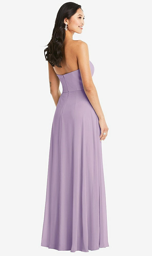 Back View - Pale Purple Bella Bridesmaids Dress BB132