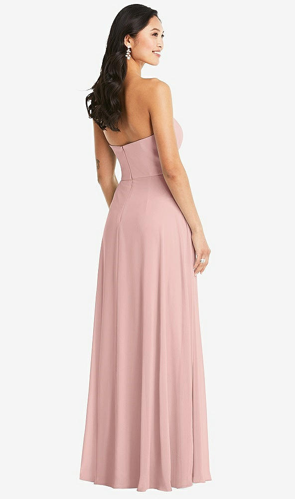 Back View - Rose - PANTONE Rose Quartz Bella Bridesmaids Dress BB132