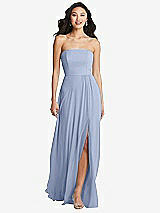 Front View Thumbnail - Sky Blue Bella Bridesmaids Dress BB132