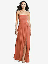 Front View Thumbnail - Terracotta Copper Bella Bridesmaids Dress BB132