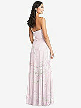 Rear View Thumbnail - Watercolor Print Bella Bridesmaids Dress BB132