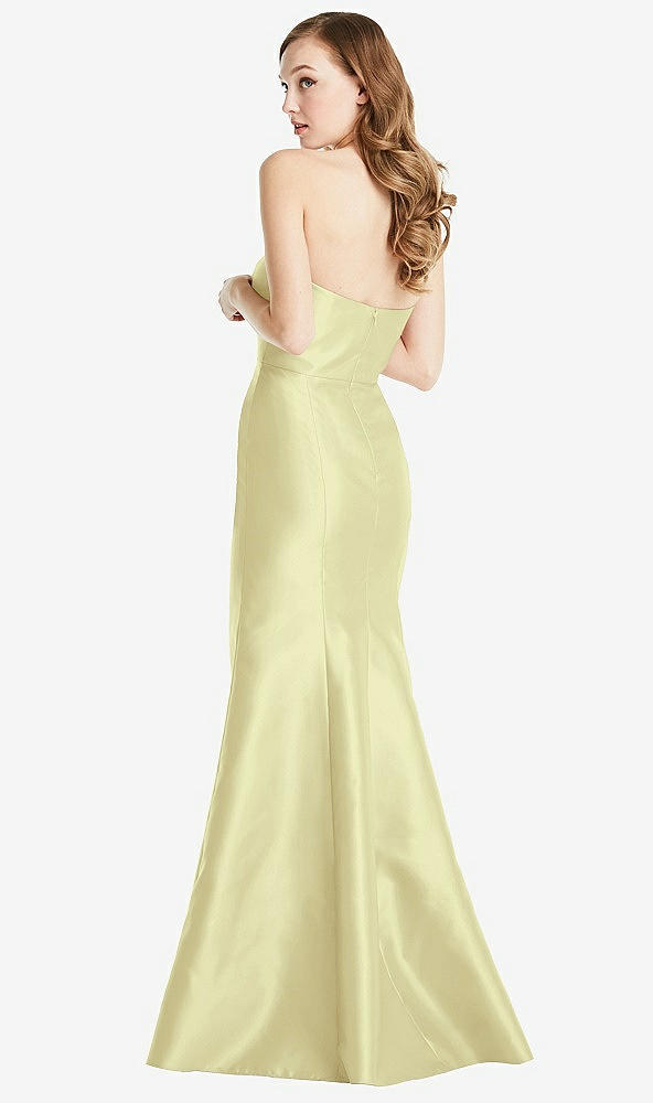 Back View - Butter Yellow Bella Bridesmaids Dress BB133