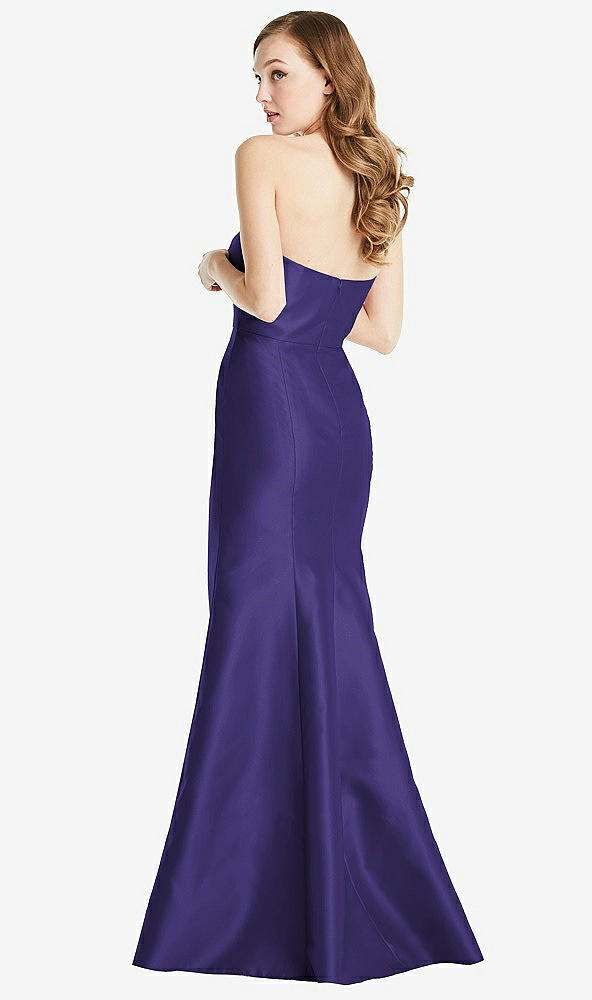 Back View - Grape Bella Bridesmaids Dress BB133