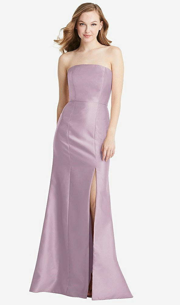 Front View - Suede Rose Bella Bridesmaids Dress BB133