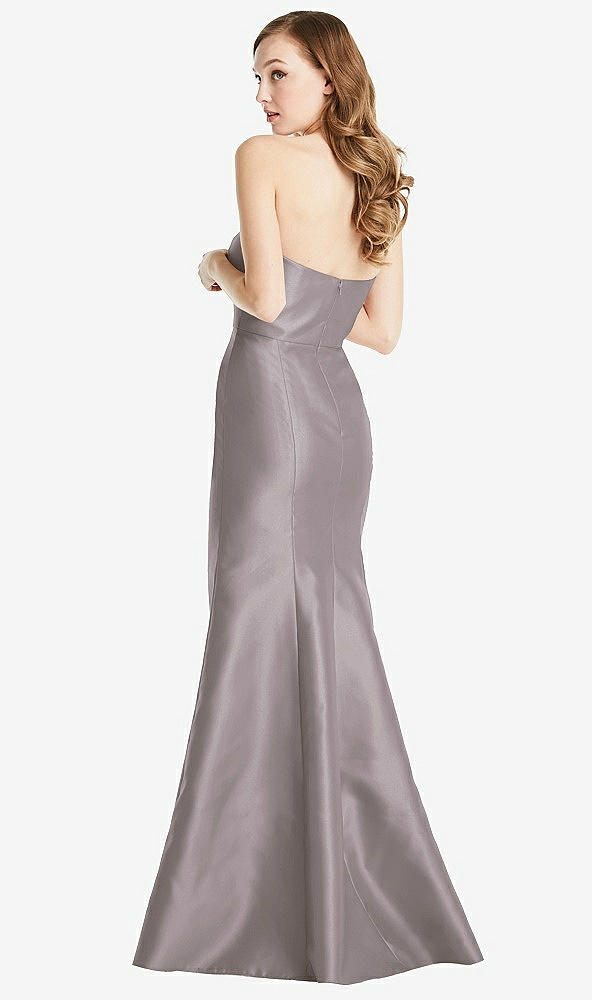 Back View - Cashmere Gray Bella Bridesmaids Dress BB133