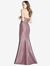 Rear View Thumbnail - Dusty Rose Bella Bridesmaids Dress BB133