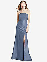 Front View Thumbnail - Larkspur Blue Bella Bridesmaids Dress BB133