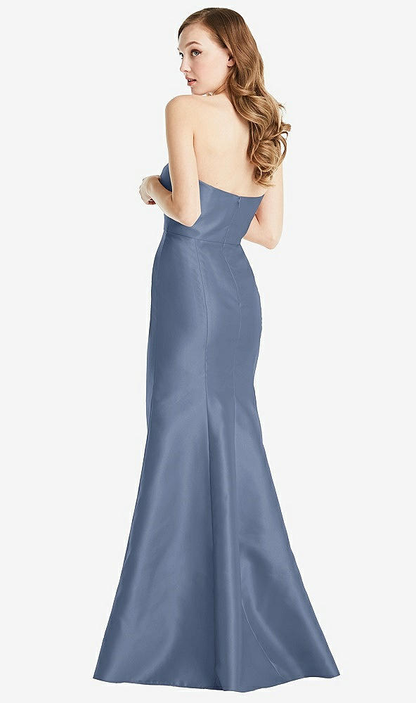 Back View - Larkspur Blue Bella Bridesmaids Dress BB133