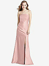 Front View Thumbnail - Rose - PANTONE Rose Quartz Bella Bridesmaids Dress BB133