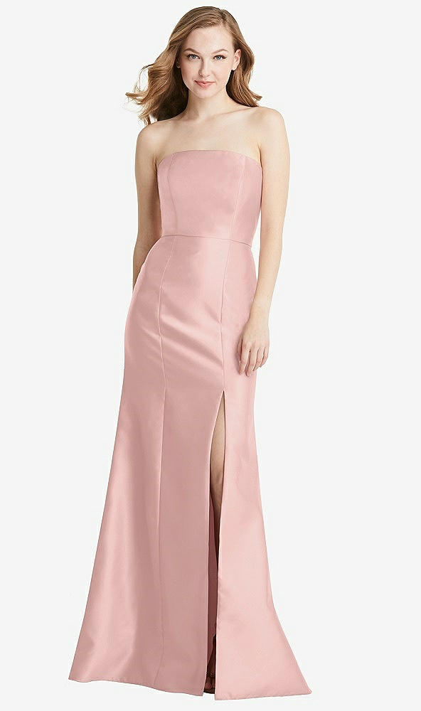 Front View - Rose - PANTONE Rose Quartz Bella Bridesmaids Dress BB133