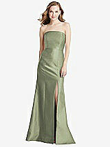 Front View Thumbnail - Sage Bella Bridesmaids Dress BB133