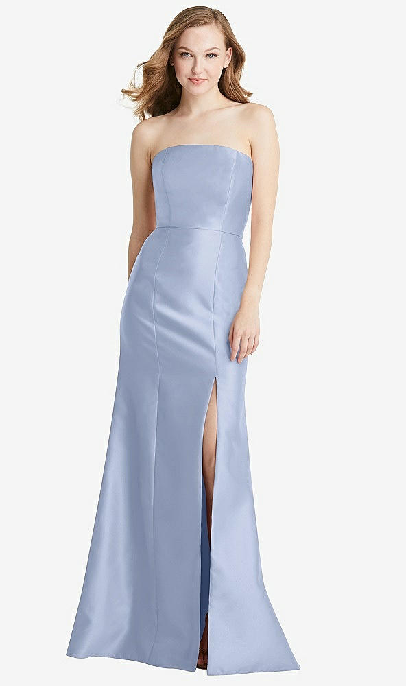 Front View - Sky Blue Bella Bridesmaids Dress BB133