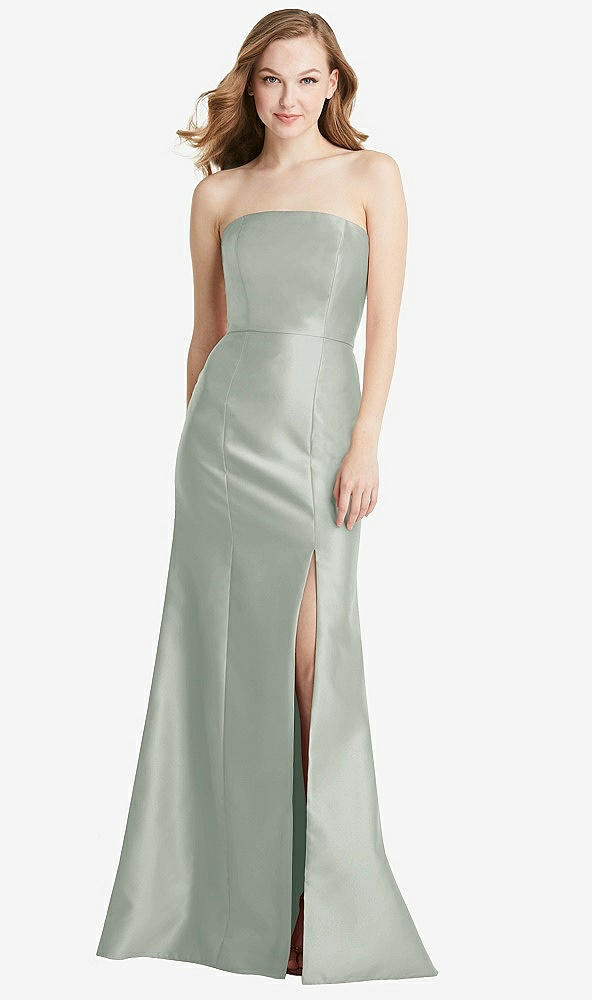 Front View - Willow Green Bella Bridesmaids Dress BB133