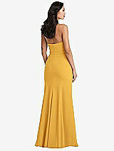 Rear View Thumbnail - NYC Yellow Bella Bridesmaids Dress BB134