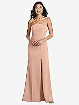 Front View Thumbnail - Pale Peach Bella Bridesmaids Dress BB134