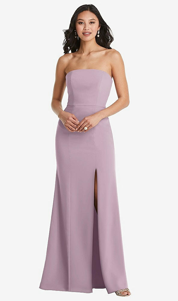 Front View - Suede Rose Bella Bridesmaids Dress BB134