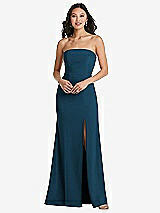 Front View Thumbnail - Atlantic Blue Bella Bridesmaids Dress BB134