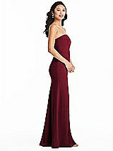 Side View Thumbnail - Burgundy Bella Bridesmaids Dress BB134