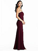 Side View Thumbnail - Cabernet Bella Bridesmaids Dress BB134