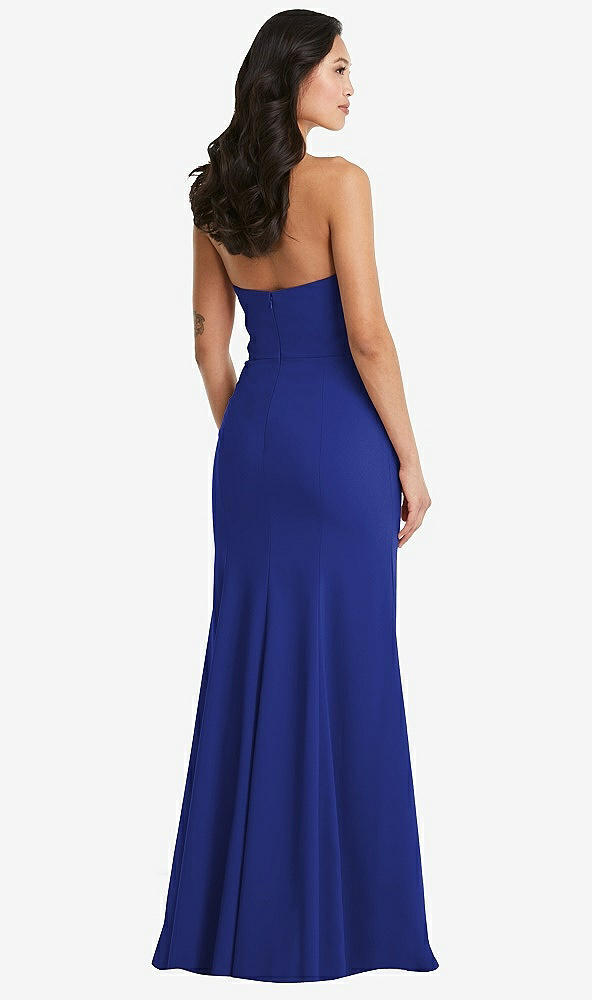 Back View - Cobalt Blue Bella Bridesmaids Dress BB134