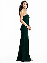 Side View Thumbnail - Evergreen Bella Bridesmaids Dress BB134