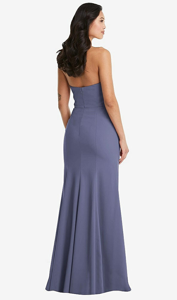 Back View - French Blue Bella Bridesmaids Dress BB134