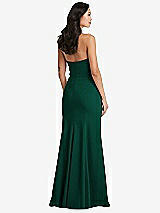 Rear View Thumbnail - Hunter Green Bella Bridesmaids Dress BB134