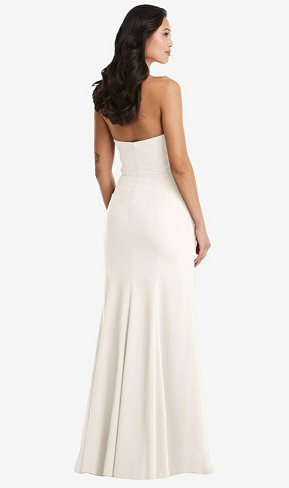 Back View - Ivory Bella Bridesmaids Dress BB134