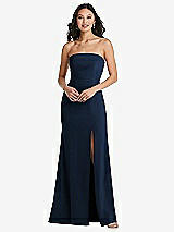 Front View Thumbnail - Midnight Navy Bella Bridesmaids Dress BB134