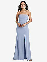 Front View Thumbnail - Sky Blue Bella Bridesmaids Dress BB134