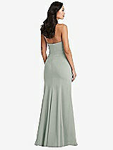 Rear View Thumbnail - Willow Green Bella Bridesmaids Dress BB134