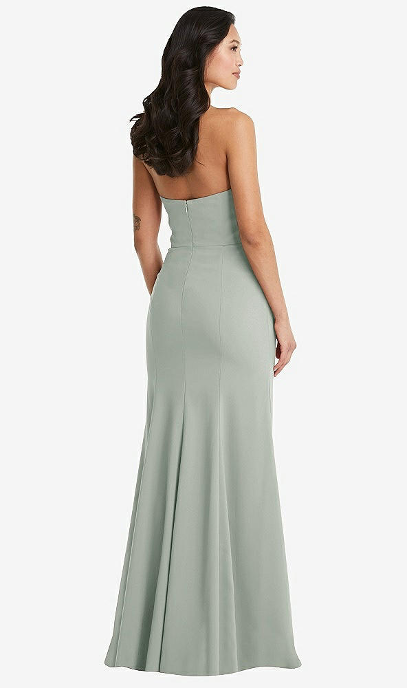 Back View - Willow Green Bella Bridesmaids Dress BB134