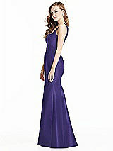 Side View Thumbnail - Grape Bella Bridesmaids Dress BB135