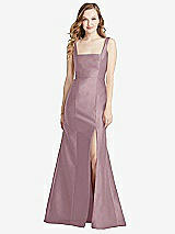 Front View Thumbnail - Dusty Rose Bella Bridesmaids Dress BB135