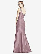 Rear View Thumbnail - Dusty Rose Bella Bridesmaids Dress BB135