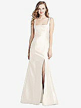 Front View Thumbnail - Ivory Bella Bridesmaids Dress BB135