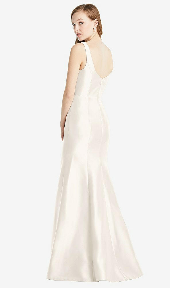 Back View - Ivory Bella Bridesmaids Dress BB135