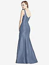 Rear View Thumbnail - Larkspur Blue Bella Bridesmaids Dress BB135