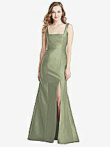 Front View Thumbnail - Sage Bella Bridesmaids Dress BB135