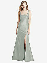 Front View Thumbnail - Willow Green Bella Bridesmaids Dress BB135