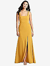 Front View Thumbnail - NYC Yellow Bella Bridesmaids Dress BB136