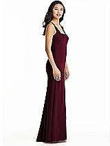 Side View Thumbnail - Cabernet Bella Bridesmaids Dress BB136