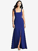 Front View Thumbnail - Cobalt Blue Bella Bridesmaids Dress BB136