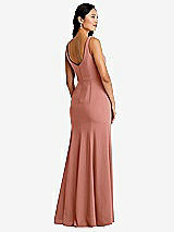 Rear View Thumbnail - Desert Rose Bella Bridesmaids Dress BB136