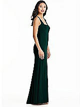 Side View Thumbnail - Evergreen Bella Bridesmaids Dress BB136